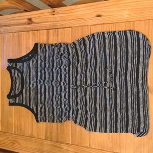 Banana Republic Knit-Blend Striped Dress, L